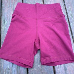 Fleo Deep Red Biker short, size s